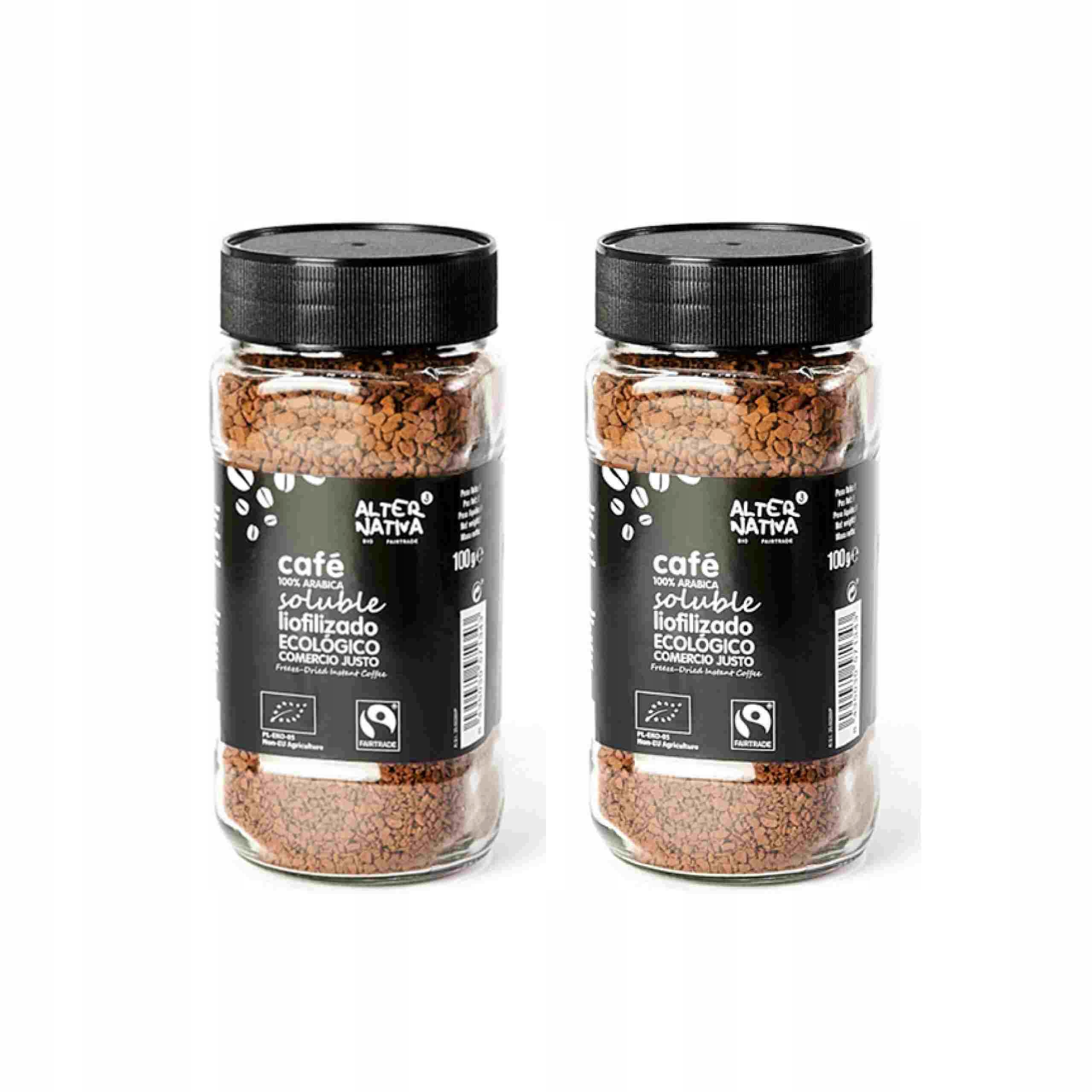 2x Kawa Rozpuszczalna Arabica 100 % Fair Trade Bio 100 g ALTERNATIVA3