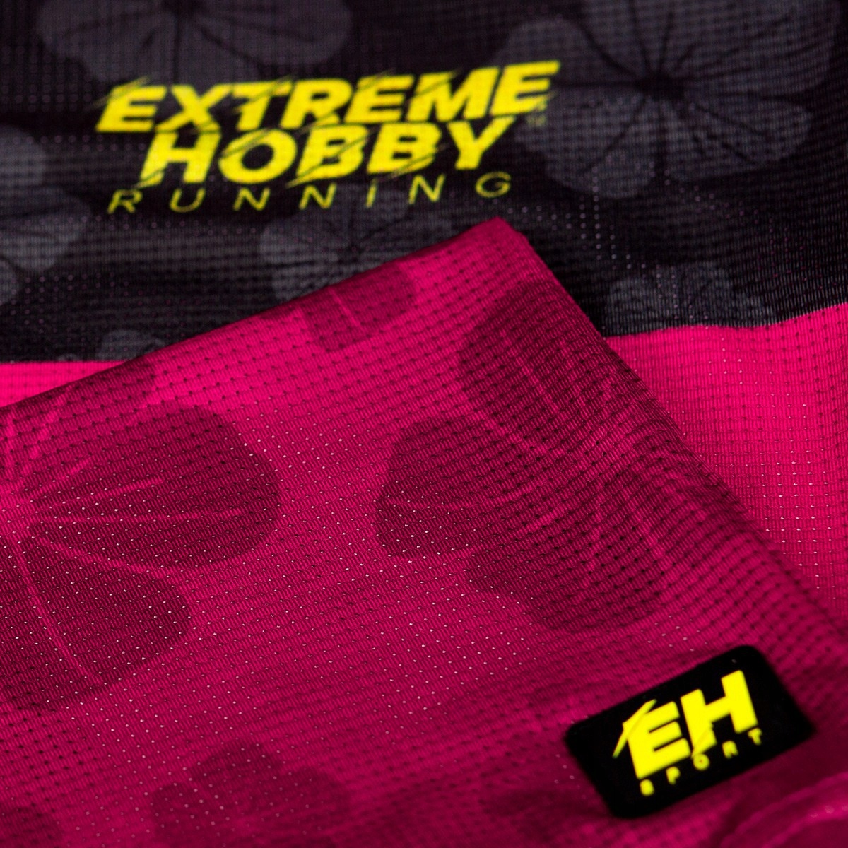 Koszulka do biegania damska FLOWERS XS EXTREME HOBBY Dekolt okrągły