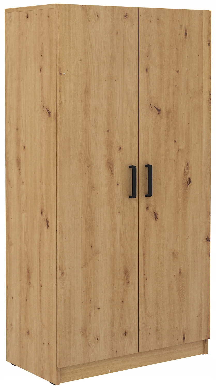 Krásná Dvoudveřová Skříň Malta S 6 Policemi Polic Dub