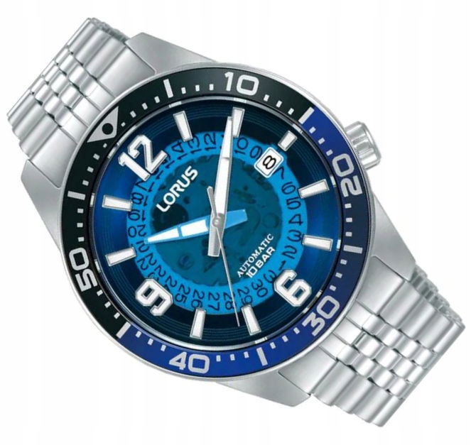 Pánské Automatické Hodinky Lorus Diver Skeleton Na Náramku RU415AX9