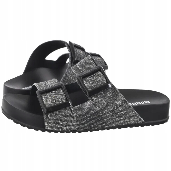 Nazouváky Melissa Cozy M Lover Slide Denim 36146/BG681 Black Jeans Černé