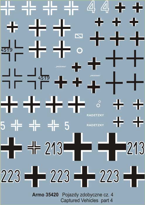 Armo 35420 1/35 Pojazdy zdobyczne vol.4