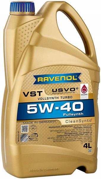 

Ravenol Vst 5W40 Cleansynto A3/B4 Sn/cf 4L
