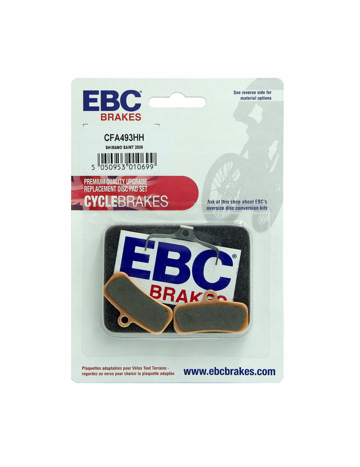 

Klocki Hamulcowe Ebc Cfa 493HH Shimano Saint Metal