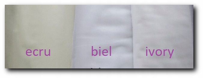 WELON ŚLUBNY DŁUGI 190CM GĘSTY biel ecru ivory Odcień ecru