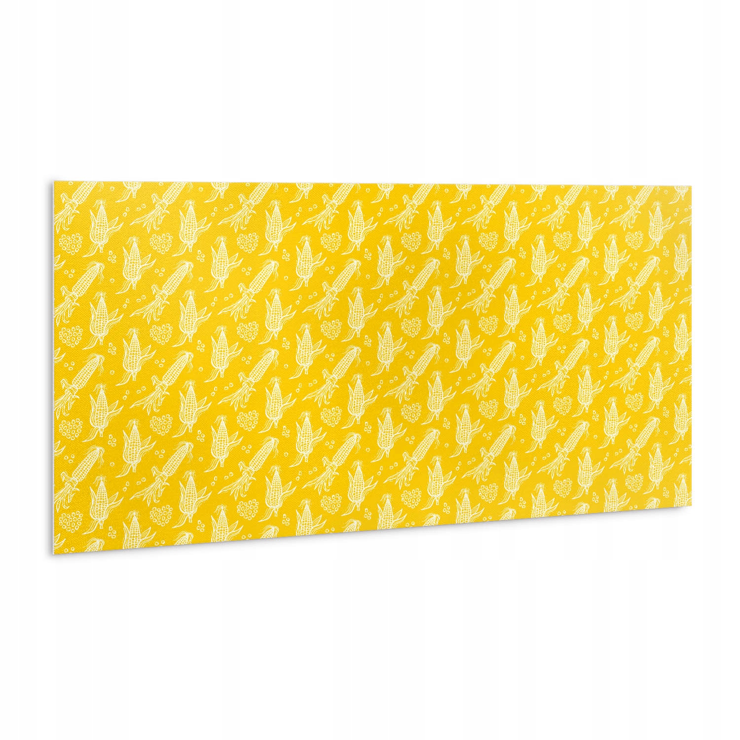 Nalepovací vinylový panel do předsíně Žlutá kreslená kukuřice 100x50 cm