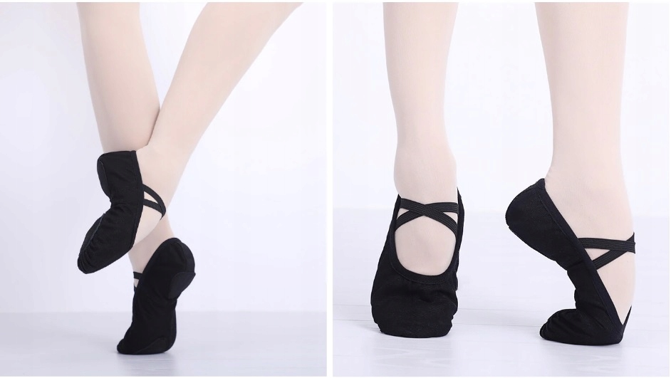 Baletki Oddychające Gładkie Taniec Balet Czarne 29 Kod producenta CG29