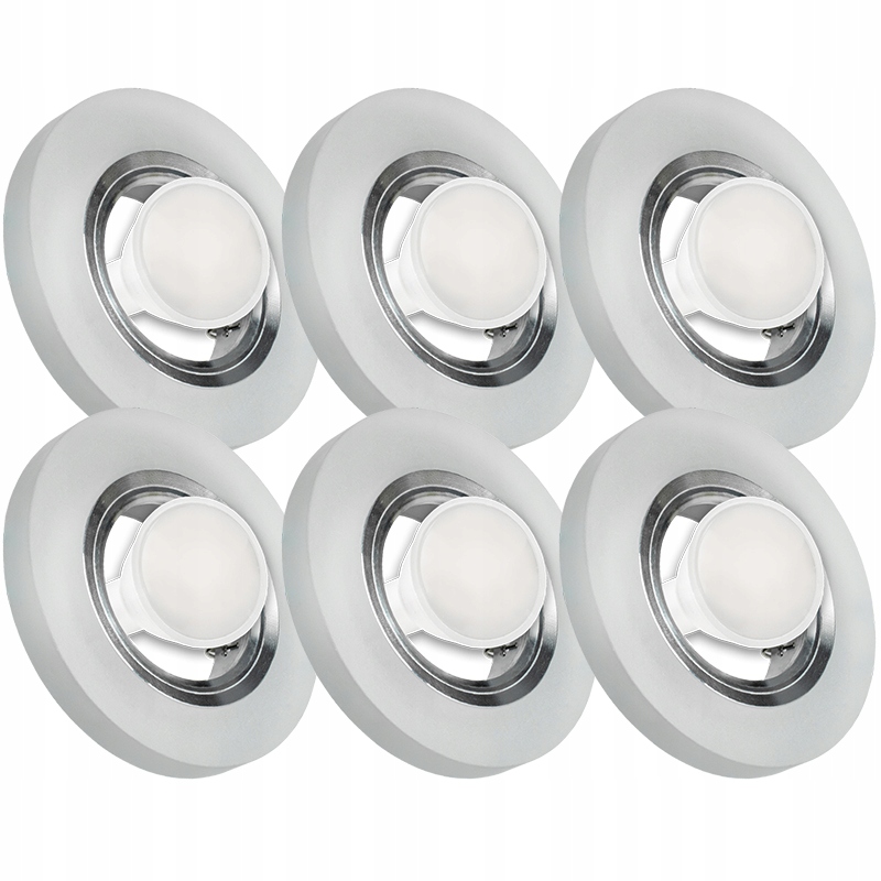 6X Skleněná Zapuštěná Lampička Velmi Silné Sklo Led Žárovka 1.5W