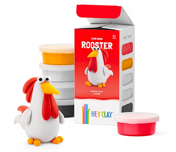 HEY CLAY MASA PLASTYCZNA KOGUT Farm Birds ROOSTER
