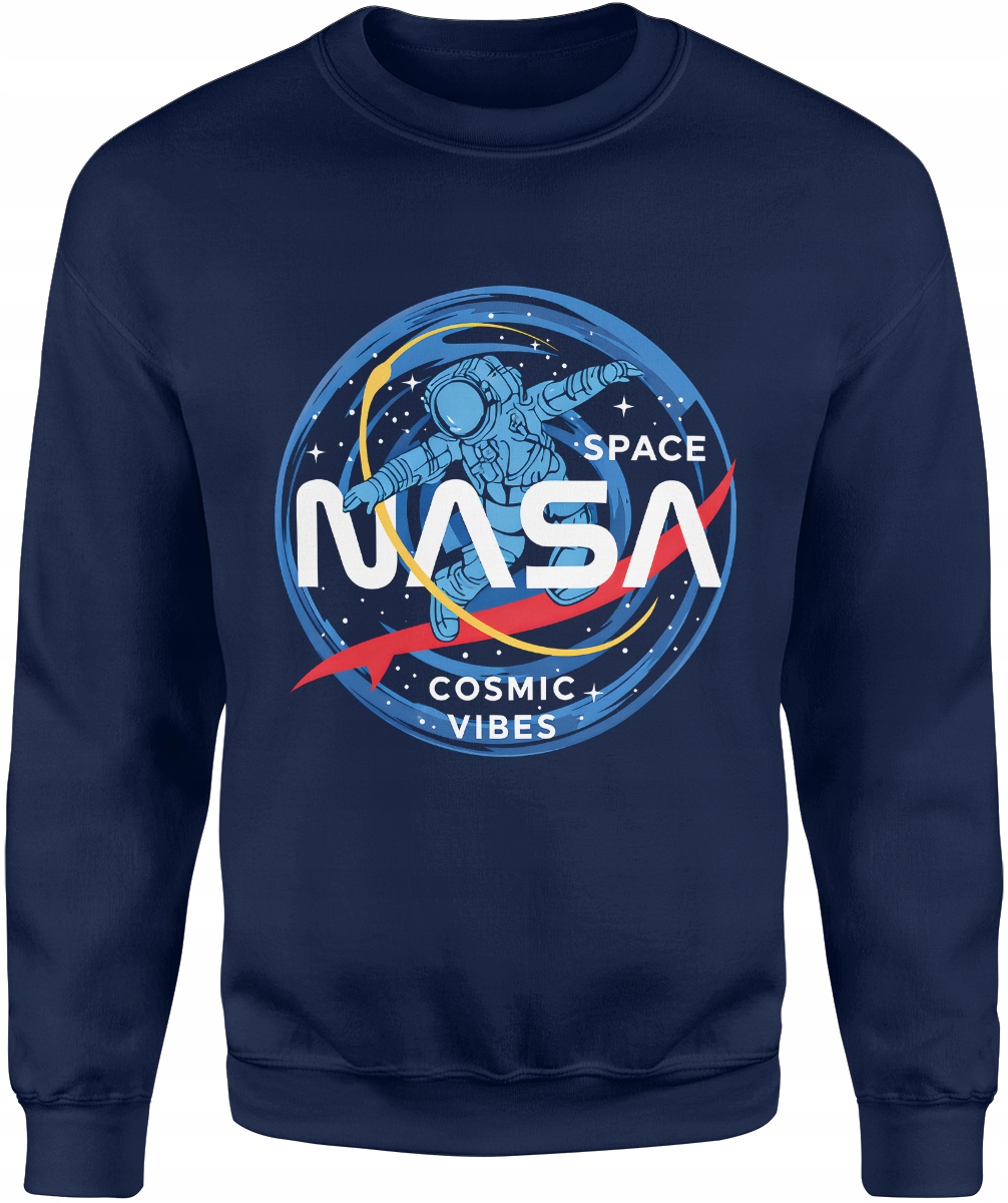 Bluza Męska Nadruk Nasa Space Kosmos Astronauta Galaktyka Napis XL
