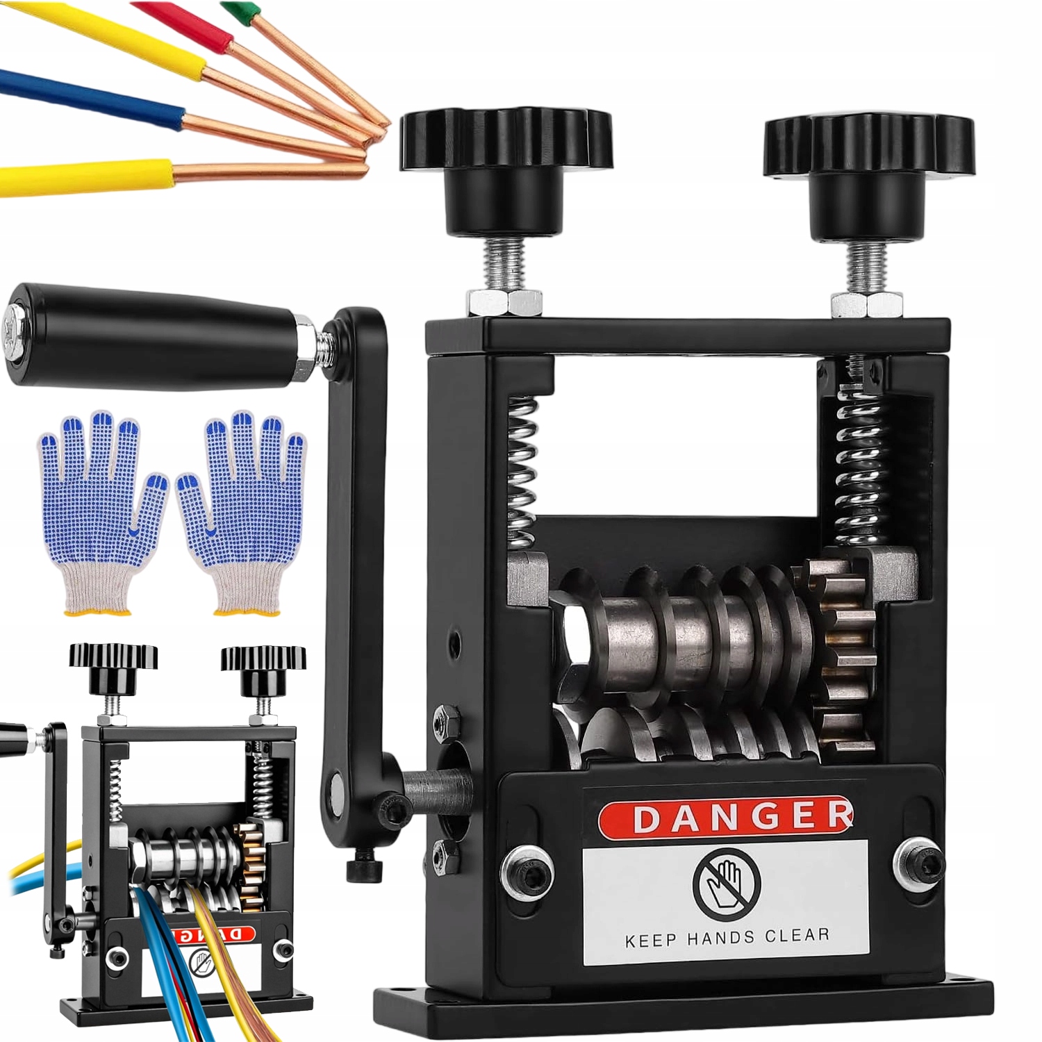 Stroj Na Odizolování Kabelů 5 Čepelí 3-17 MM, Ruční, Elektrický