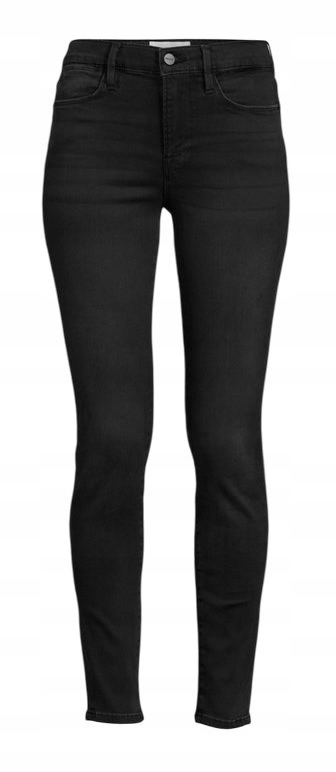 Frame Dámské Kalhoty Le High Skinny Jeans Černé Úzké Nohavice vel. 27