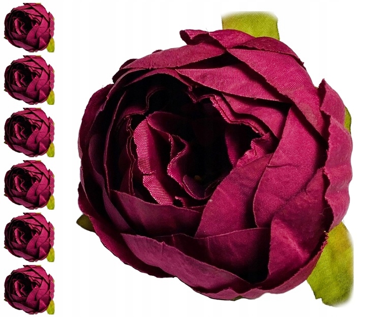 

6x Piwonia Peonia Główka Wyrobowa Kwiaty Sztuczne