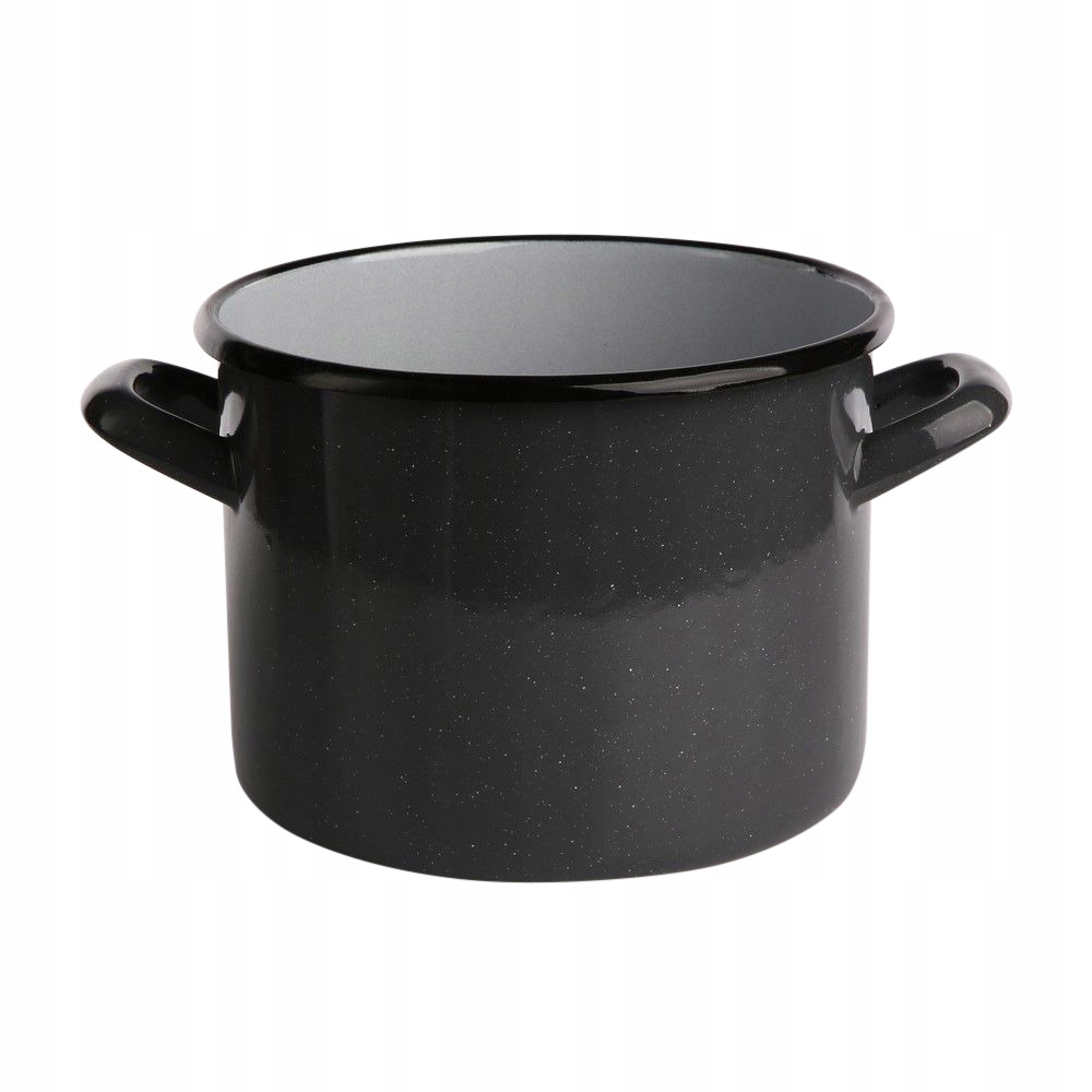 GARNEK PROSTY 3,3L ŚR18CM H14CM SZARY NAKRAPIANY