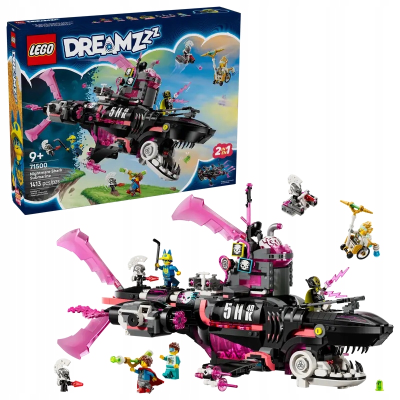Lego 71500 DREAMZzz Noční žraločí ponorka