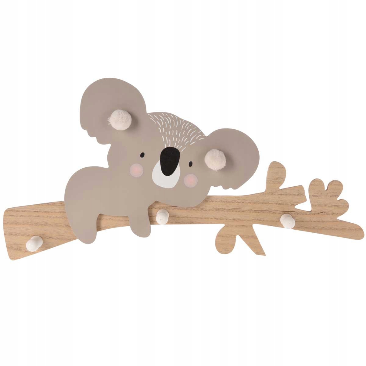

Wieszak ścienny dla dzieci Koala Skandynawski 48cm