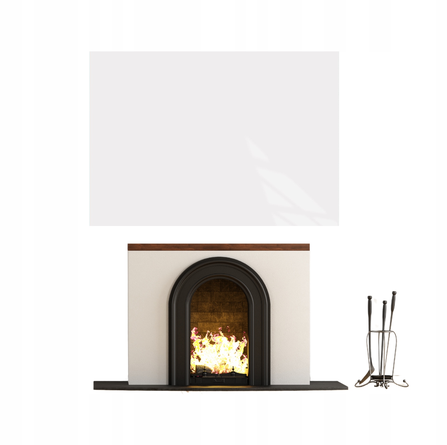 Sklo Pod Krb Koza Bílá Tvrzené Sklo Podstavec Rozměr 65x60 cm