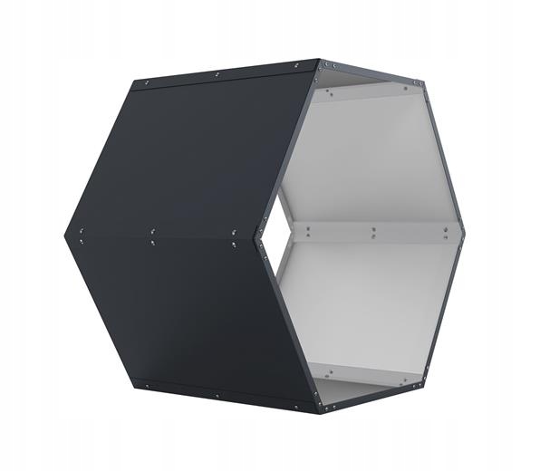 Přístřešek na dřevo G21 Hex 53 92 x 60 cm, antracitový