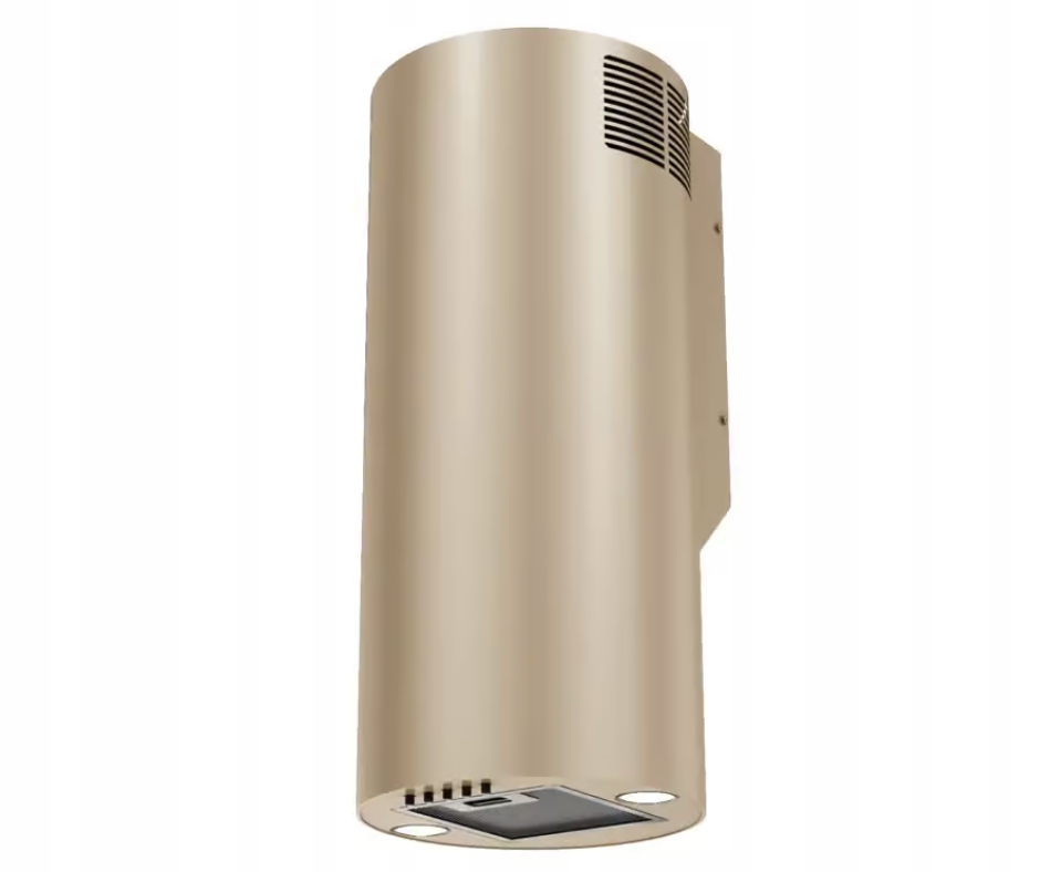 Okap Kuchenny Elba Eco Maan Tuba 31 cm Led 300 m³/h Złoty Piaskowy