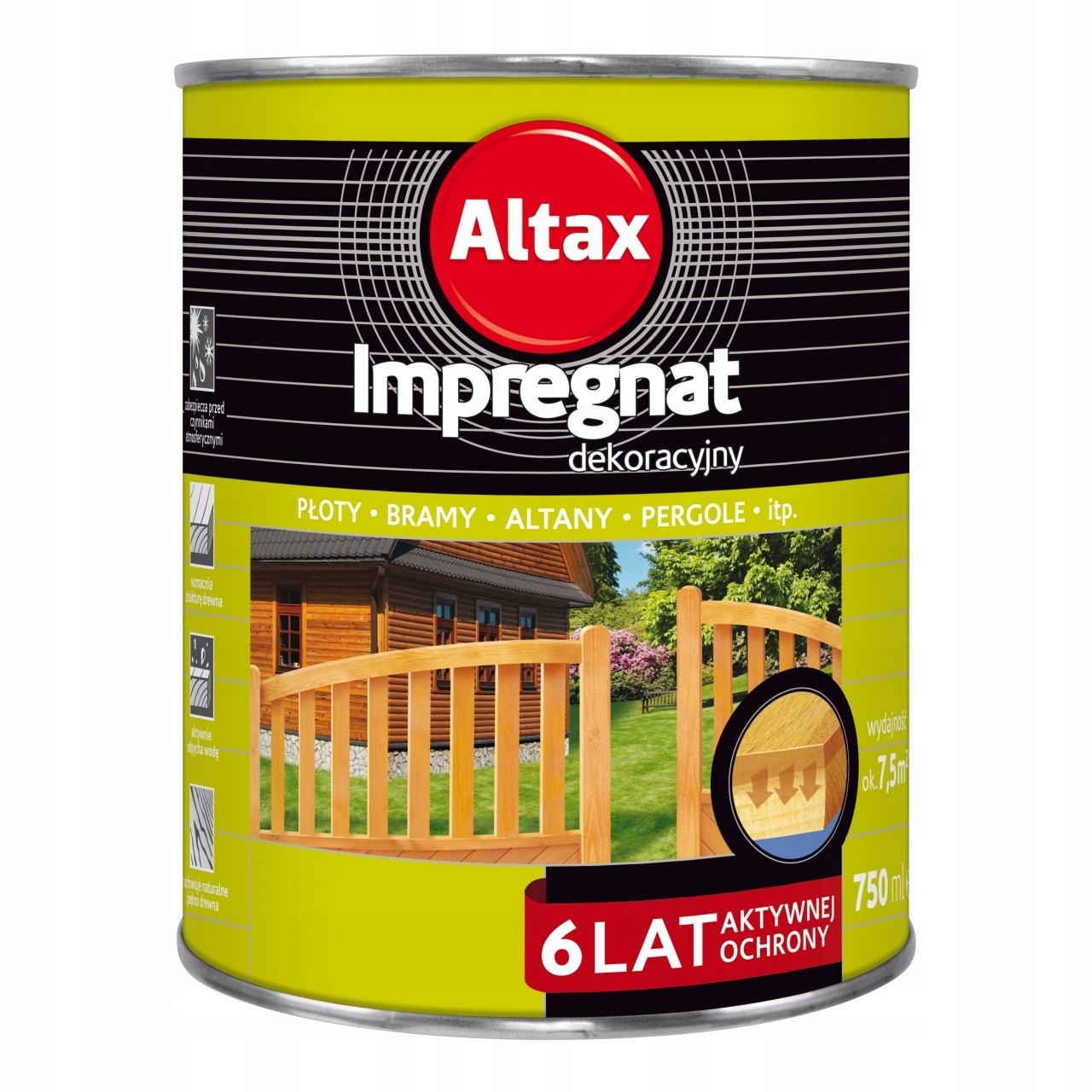 

Altax Impregnat Dekoracyjny 0,75l Dąb