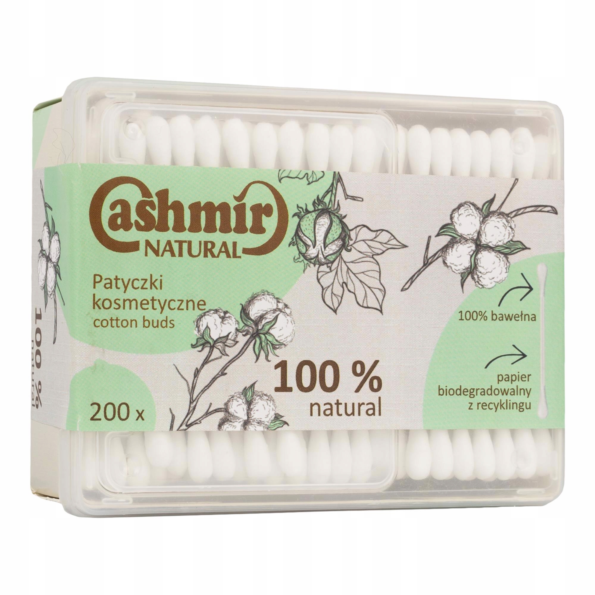 

Cashmir Patyczki Kosmetyczne W Pudełku (200) Eko