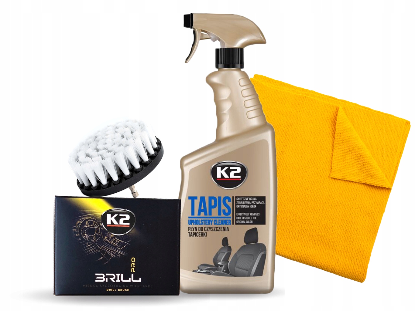 

Zestaw K2 Brill Miękka Szczotka Do Tapicerki Tapis