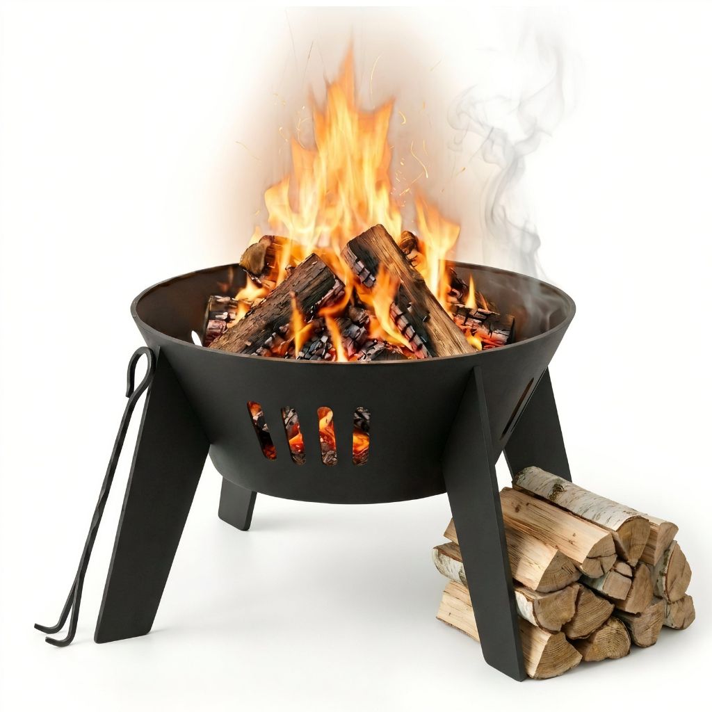 Zahradní Ohniště Na Ohniště Ocelové Nerezové Ohniště Ocel Černé Bonus