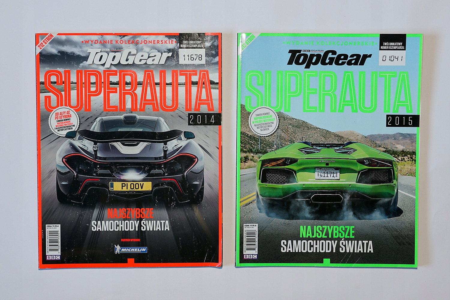 TopGear wydanie kolekcjonerskie Superauta 2014 i 2015