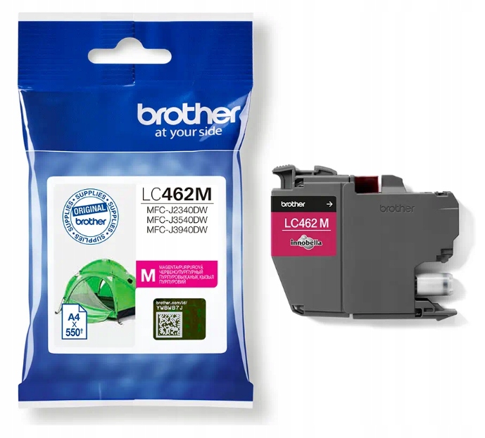 

Tusz Brother LC462M Magenta 550 stron
