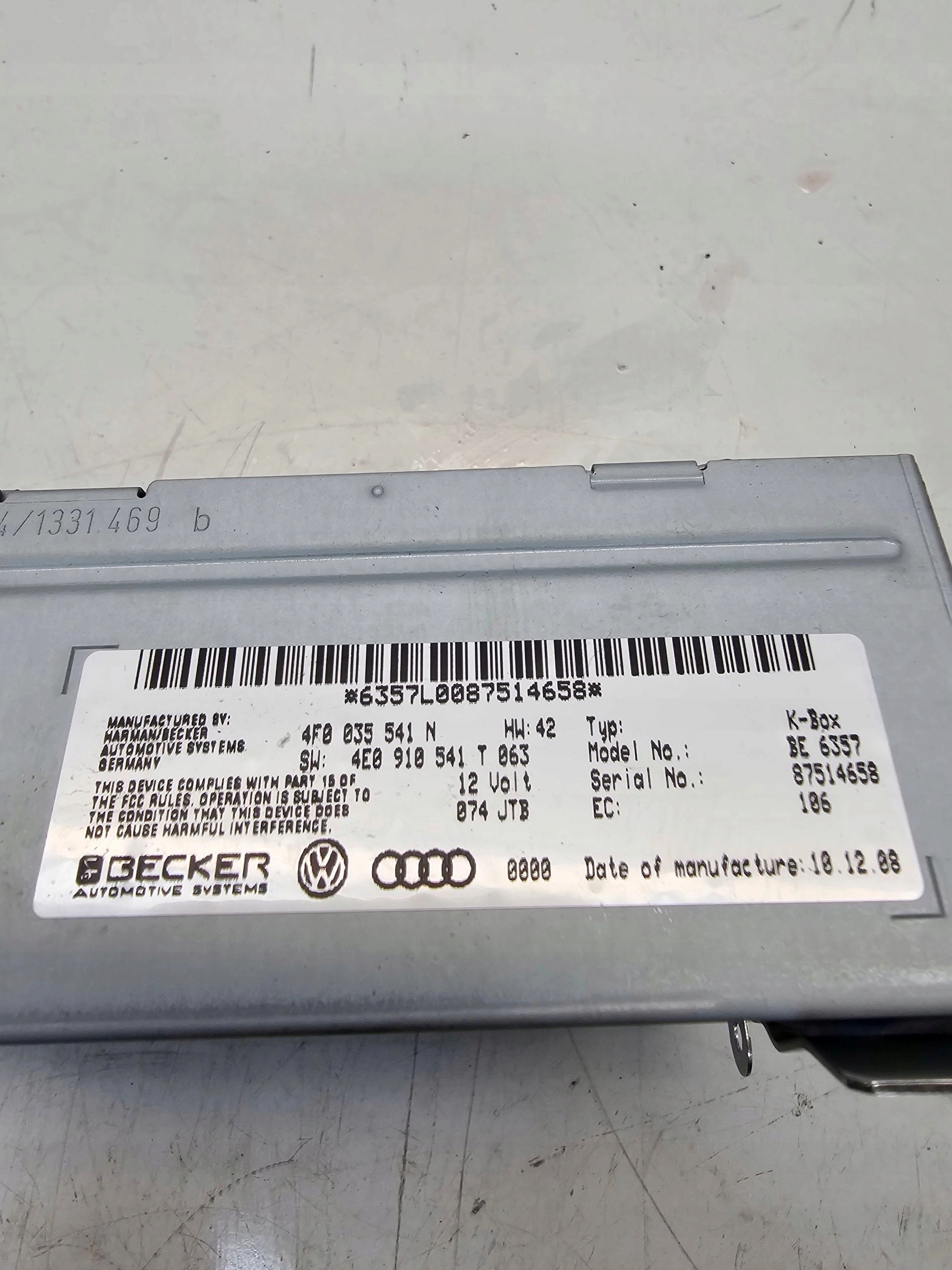 TUNER modulo RADIA AUDI A4 A5 A6 A8 4F0035541N 4E0910541T