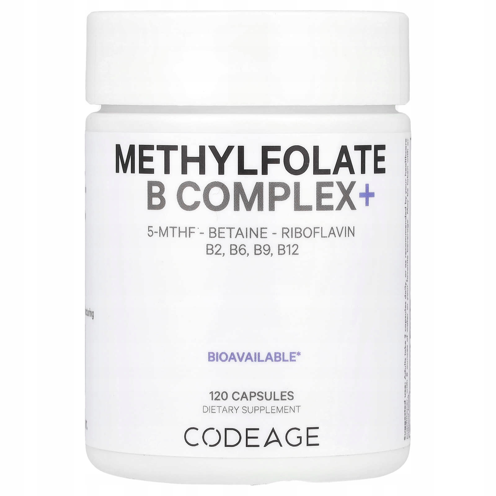 Codeage, Komplex methylfolátu B, 120 kapslí