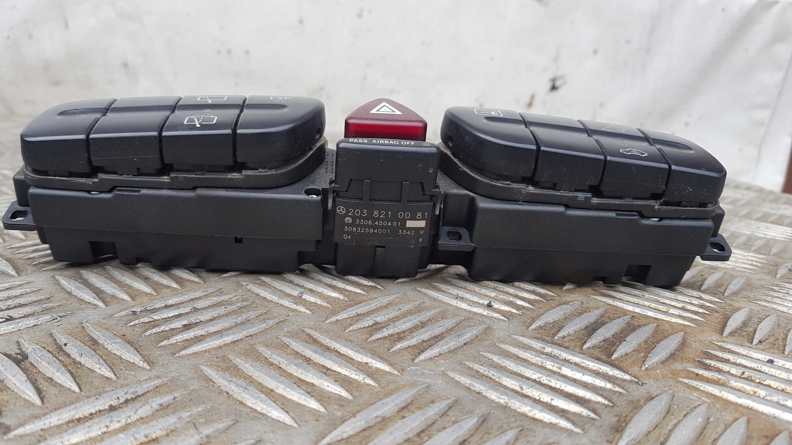 MERCEDES W203 PANEL STEROWNIANIA Commandes