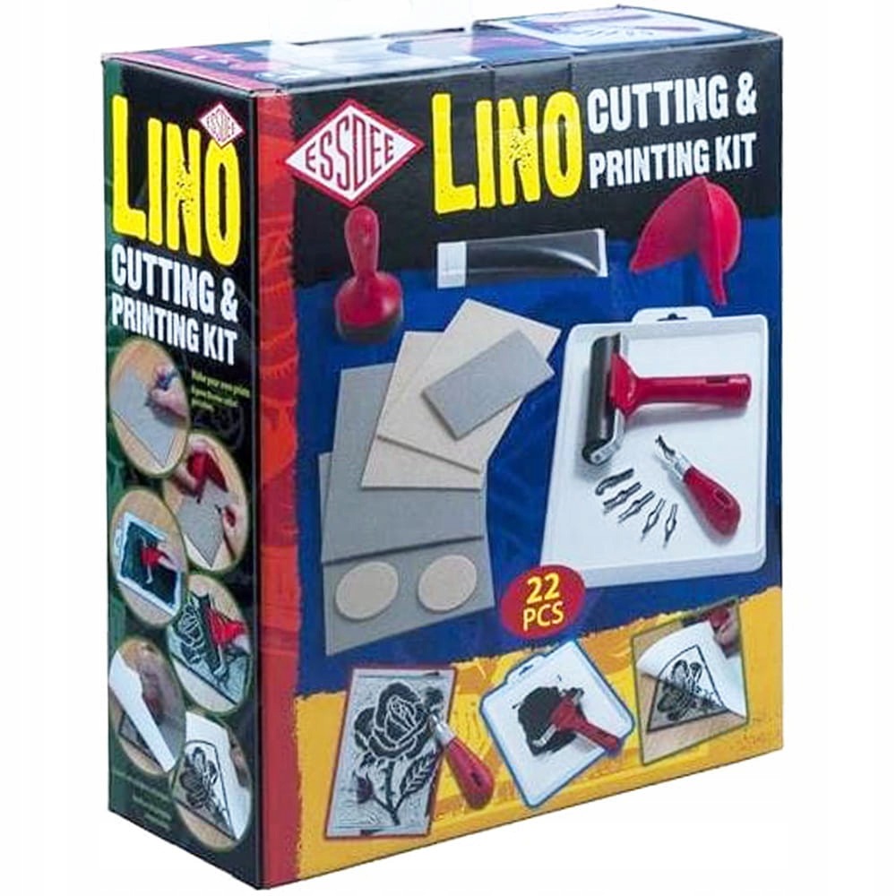 Sada pro linoryt Lino Cutting & Printing Essdee 23 ks L5PKR