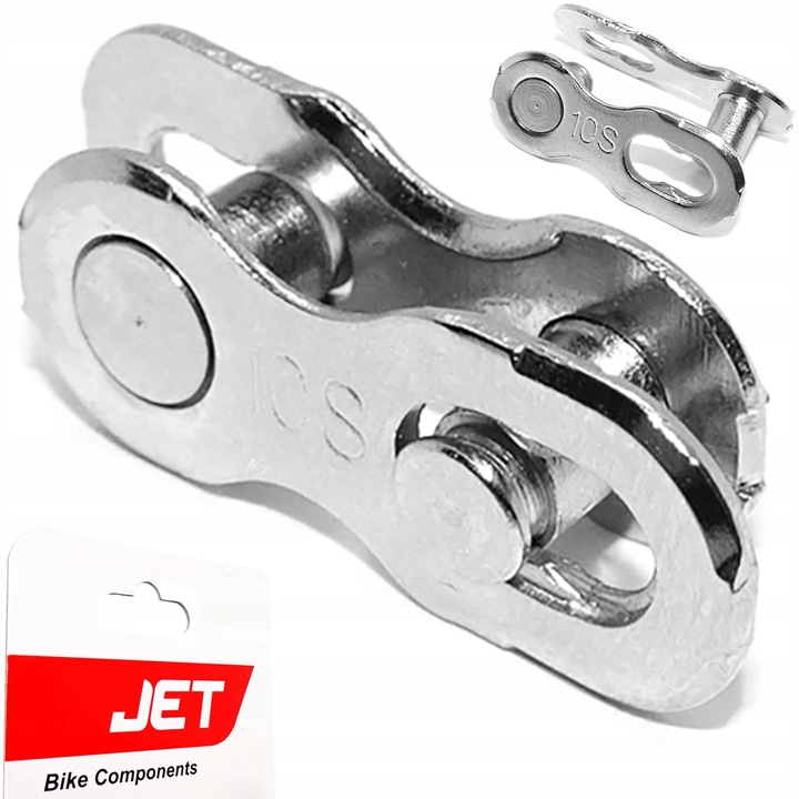 SPINKA 10rz ZŁĄCZKA DO ŁAŃCUCHA ROWEROWEGO SREBRNA