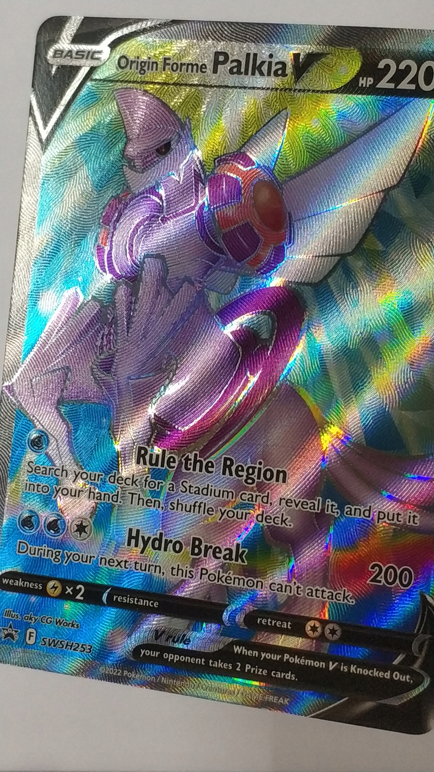 Origin Forme Palkia V - SWSH253 - Black Star Promo Nazwa Origin Forme Palkia V - SWSH253 - Black Star Promo