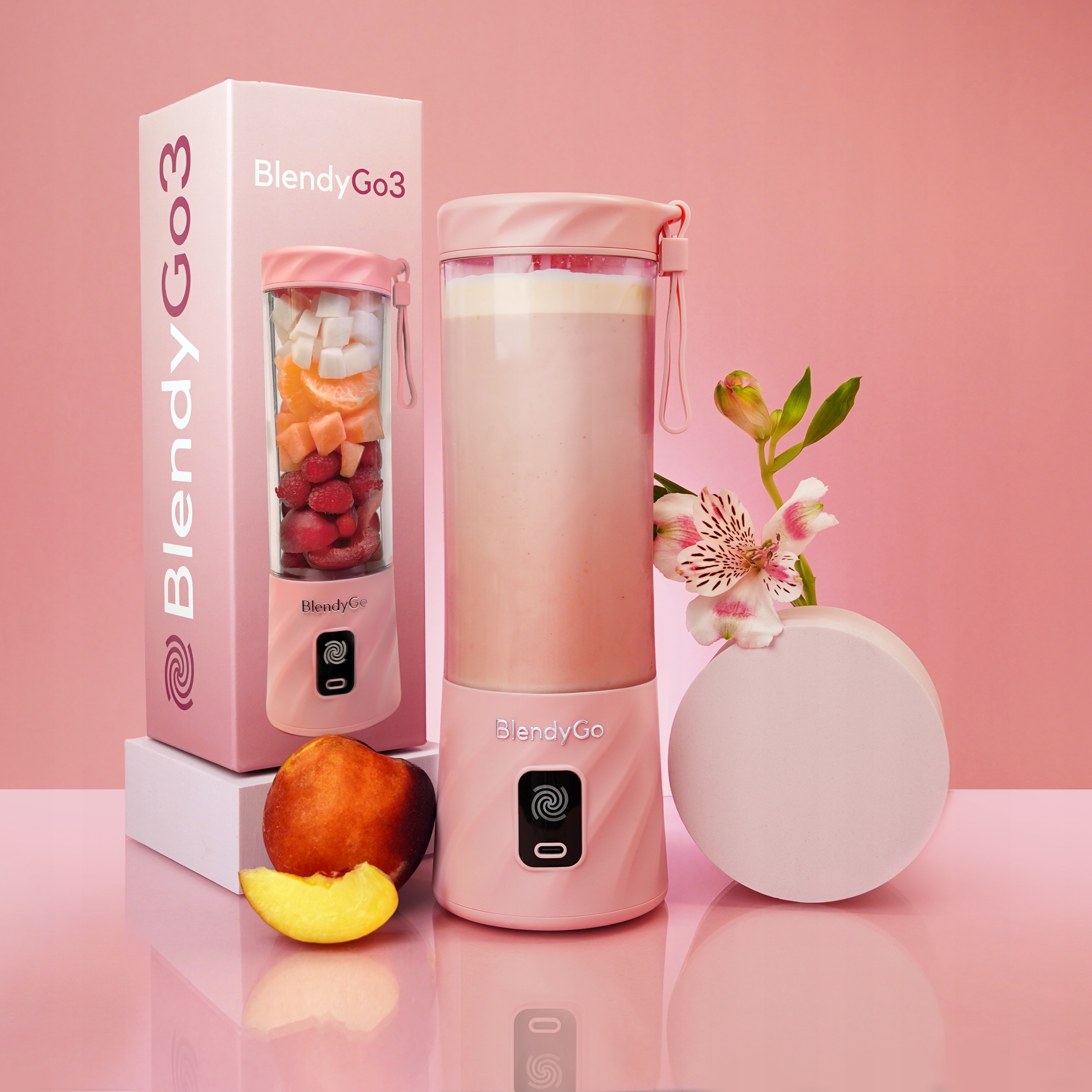 BLENDYGO 3 Blender Do Smoothie Przenośny Mini USB 550 ml BPA Free — miniatura 12