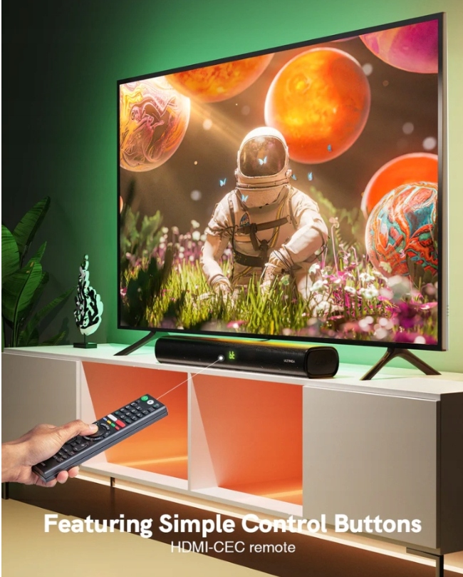 Soundbar Ultimea Tapio I Pro 2.0 130 W czarny Marka inna