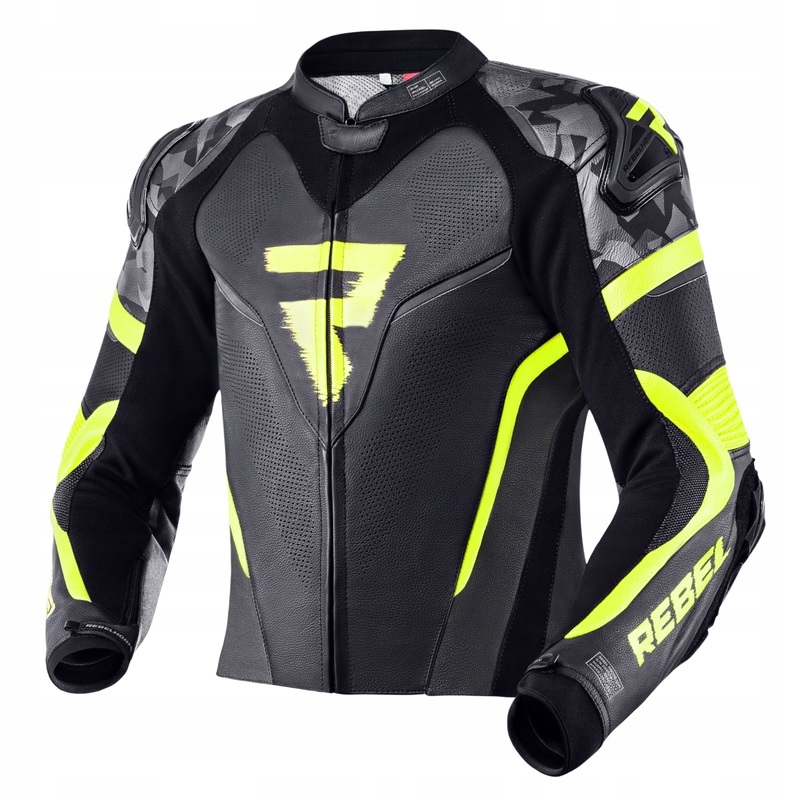 Rebelhorn Rebel Black/flo Yellow Darčeková bunda