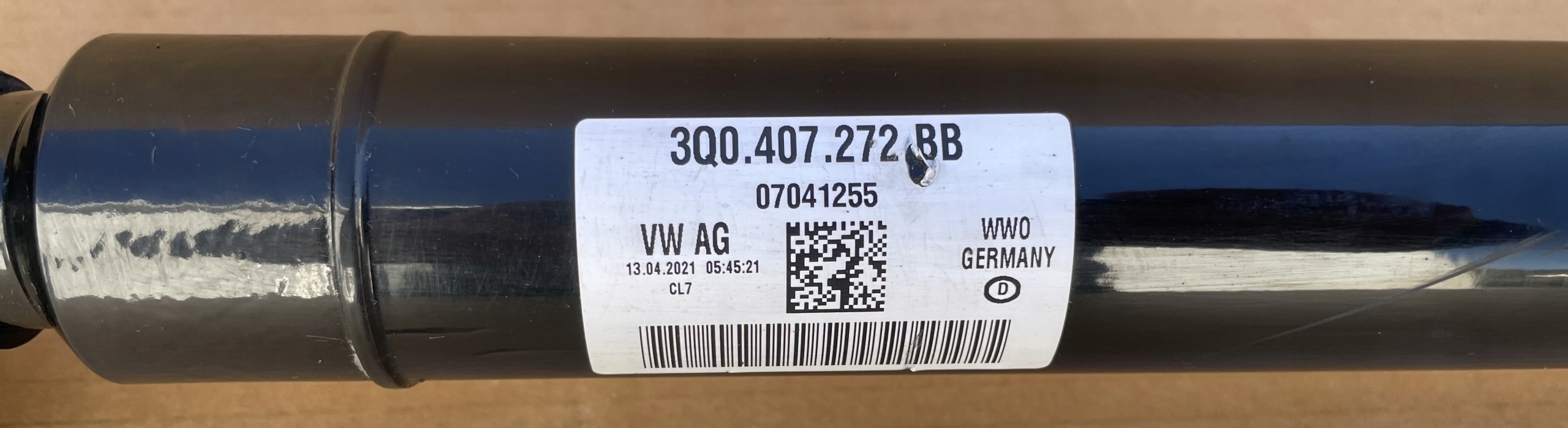 semi-axis VW AUDI SKODA 3Q0407272BB original right IDEAL