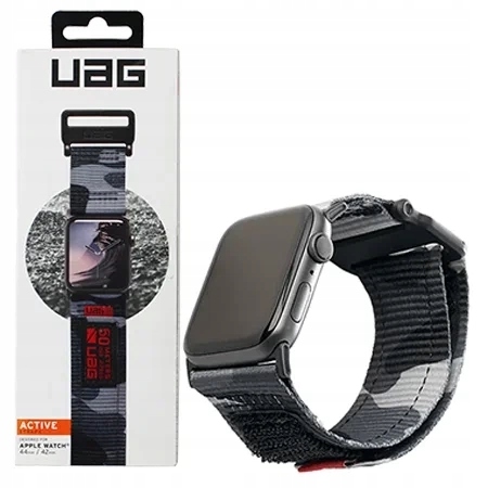 Sportovní Řemínek Pro Apple Watch 42/44/45/49 Ultra Uag Active Strap Midnight Camo