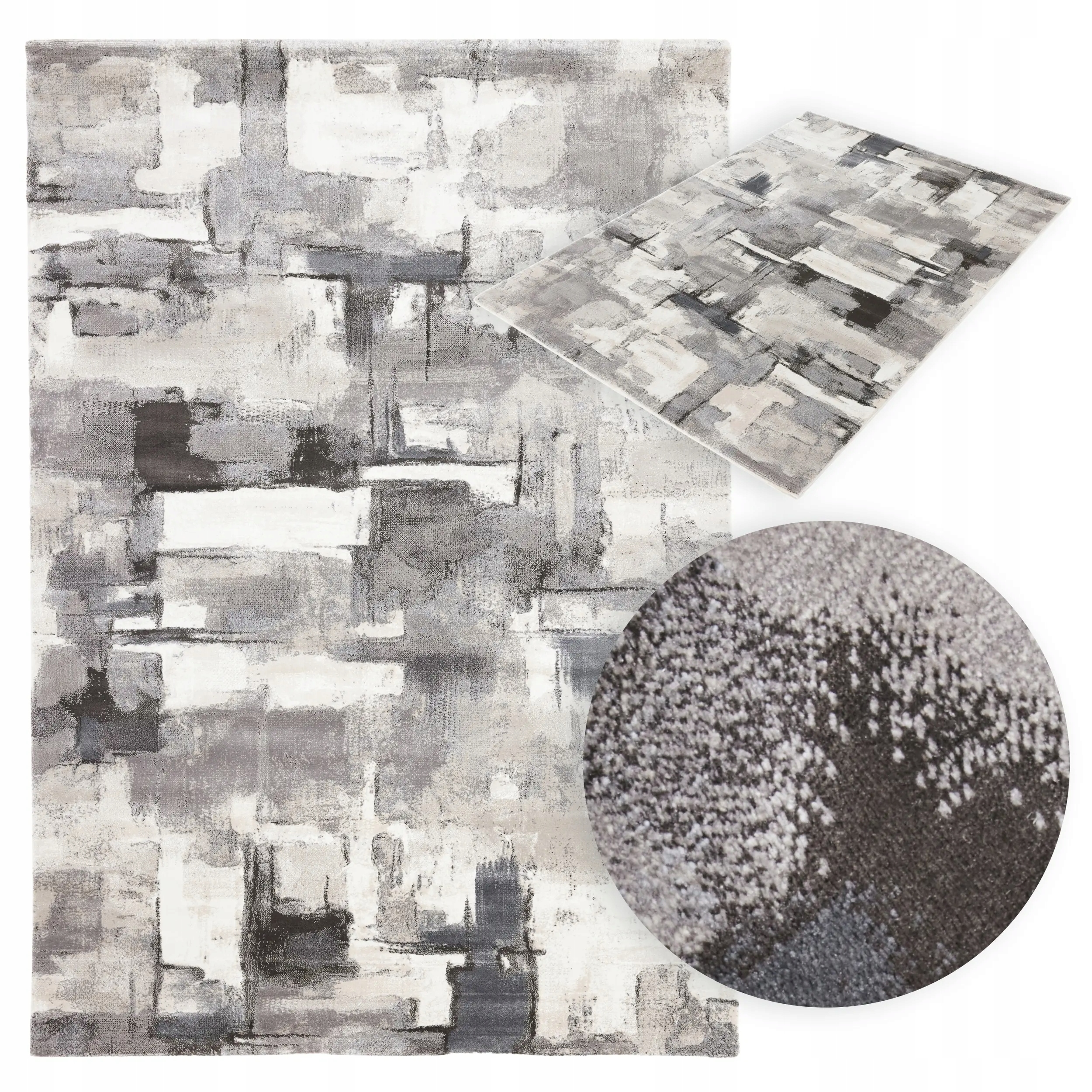 Dywan Oro Toppa Grey do salonu lub sypialni szary 133 x 200 Arte