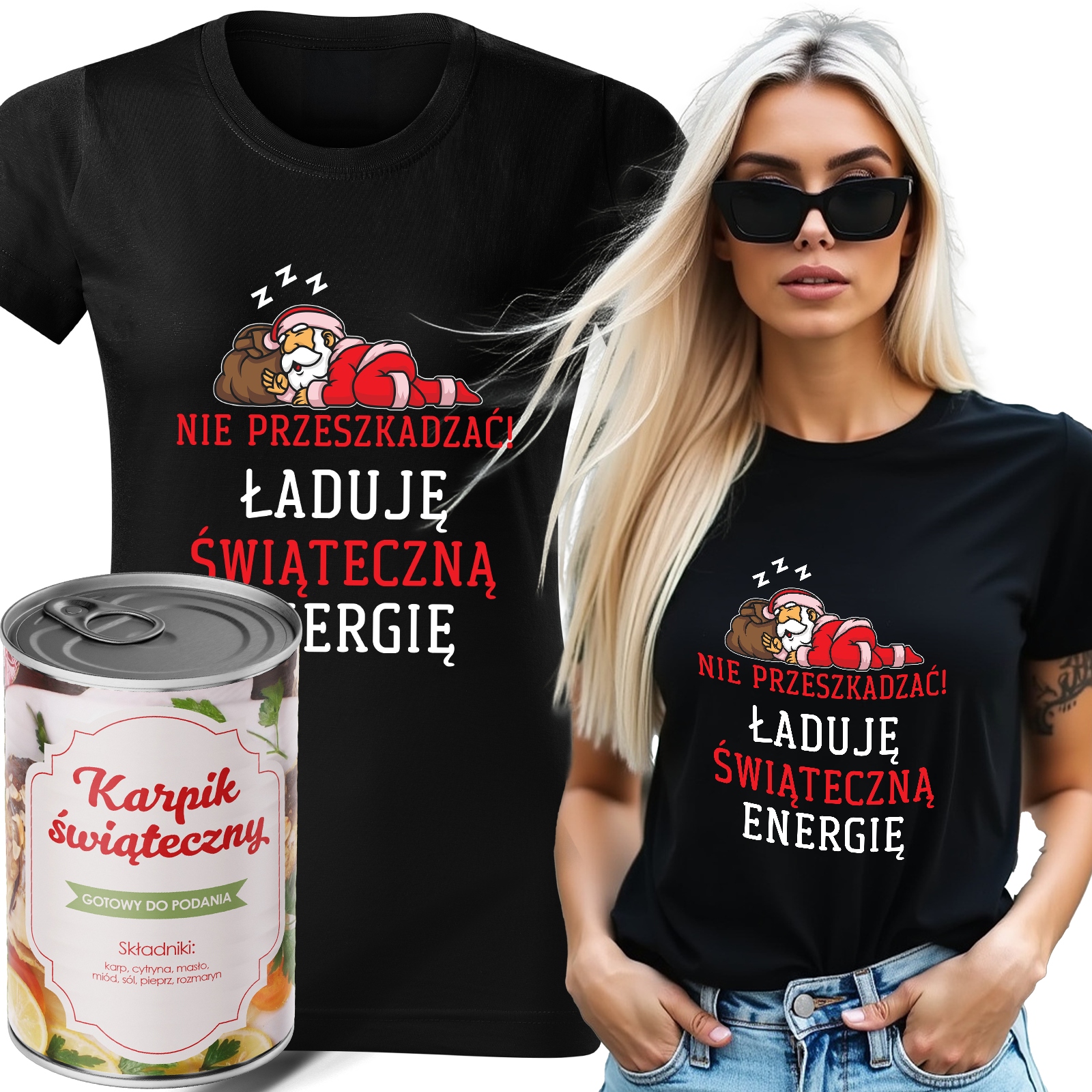 Dárek Tričko vánoční, energická velikost L