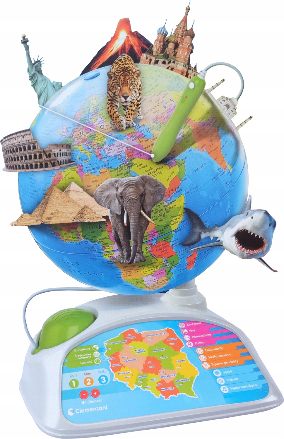 GLOBUS INTERAKTYWNY EDUGLOBUS APLIKACJA CLEMENTONI Kod producenta 50847