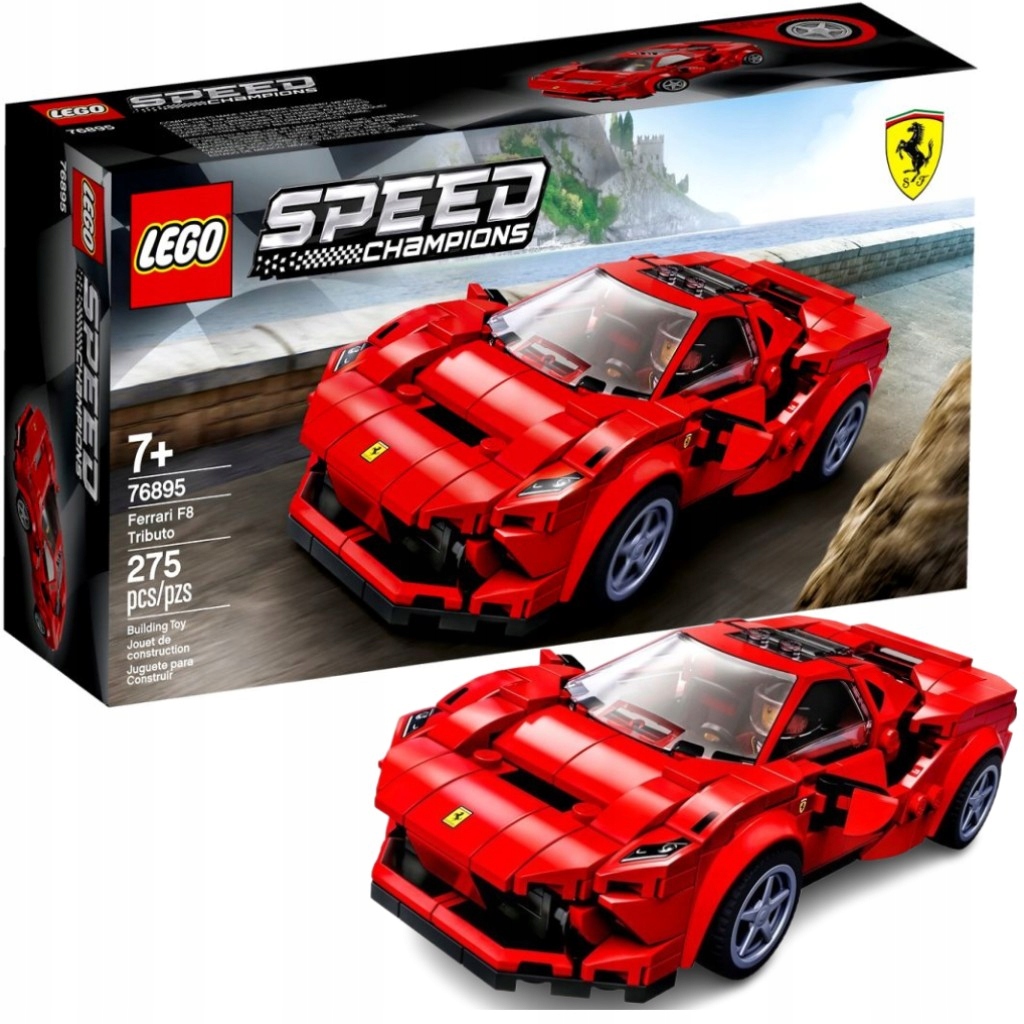 Sada Lego Speed Champions – 76895 – Sportovní Auto Ferrari F8 Tributo