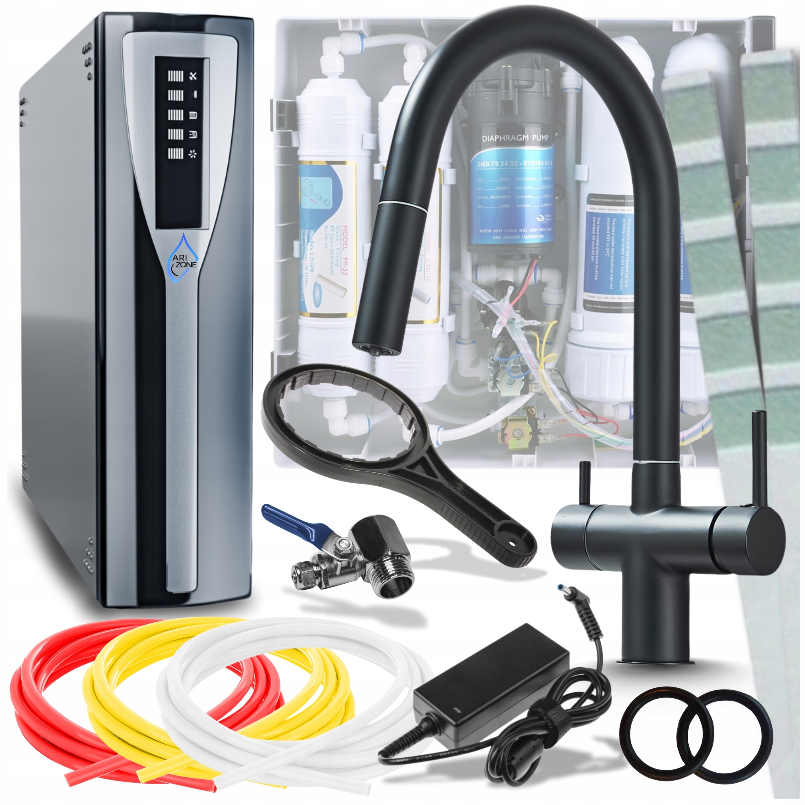 Filtr na pitnou vodu Systém změkčování čištění pod Dřez Set Baterie