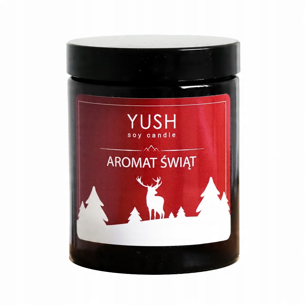 

Świąteczna Świeca Sojowa Aromat Świąt Yush Natural