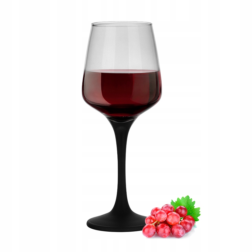 

Czarny Kieliszek Do Wina Czerwonego,białego 300 ml