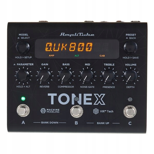 IK Multimedia ToneX Pedal Multiefekt gitarowy z interfejsem USB Kod producenta ToneX Pedal