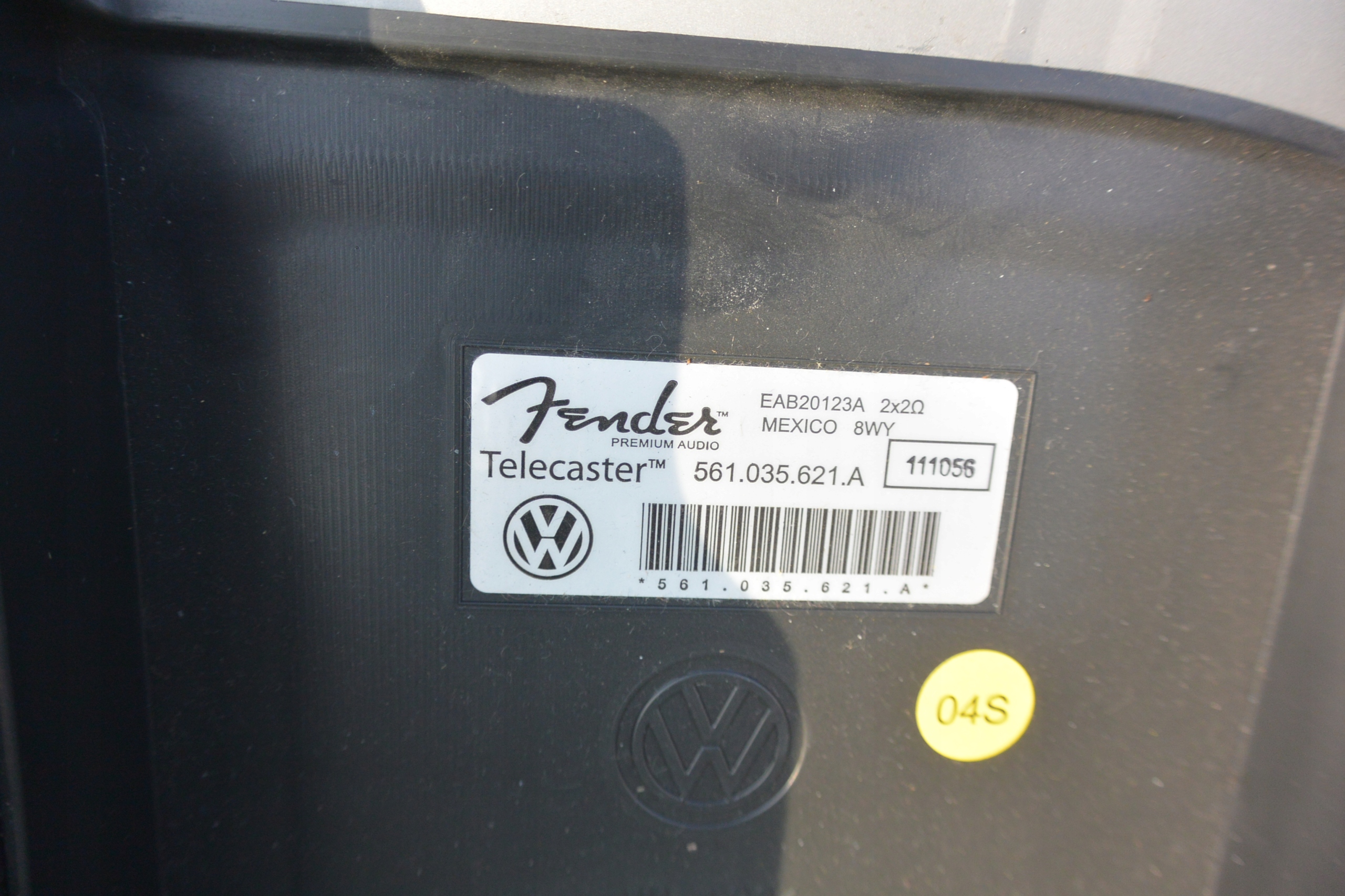 speaker SUBWOOFER FENDER VW PASSAT B7 USA KPL