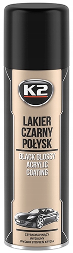 

K2 Lakier Akrylowy Rally Czarny Połysk Farba Spray